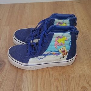 Spongebob vans size 12 high tops